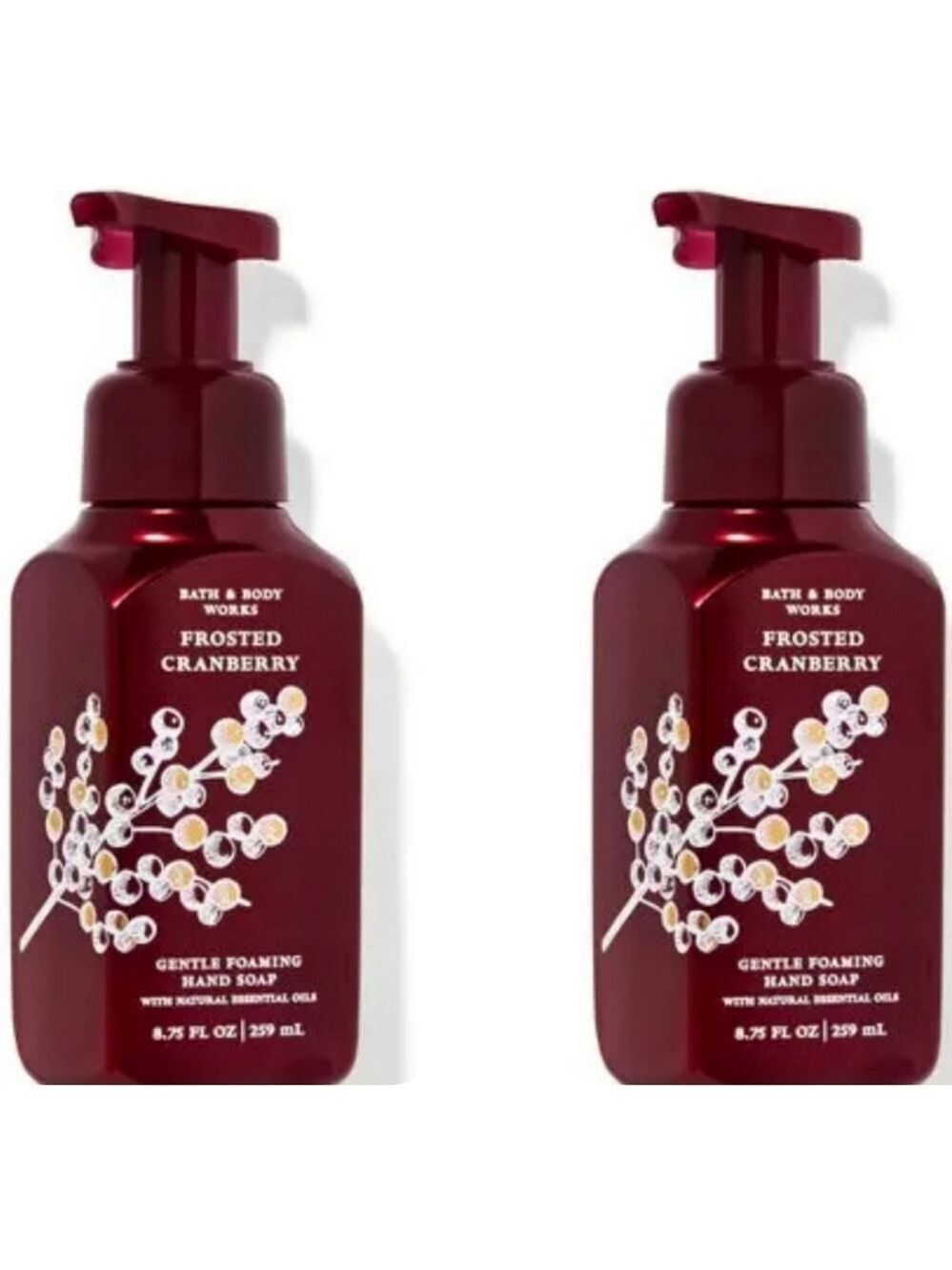 Frosted Cranberry Gentle Foaming Hand Soap 2 For $18